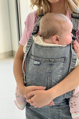 the indi - the mumsie baby wearing overalls maternity baby carrier pregnancy