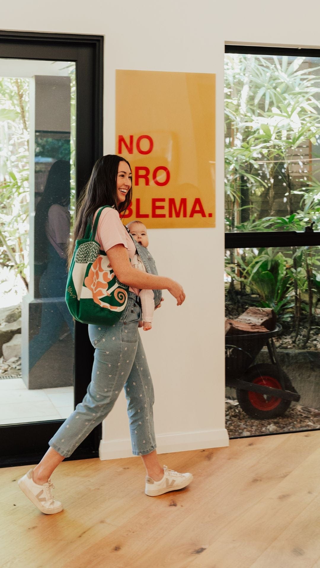the valentina - the mumsie baby wearing overalls maternity baby carrier pregnancy