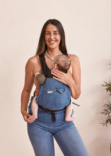 the callie - the mumsie baby wearing overalls maternity baby carrier pregnancy