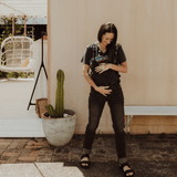 the allnighter - the mumsie baby wearing overalls maternity baby carrier pregnancy