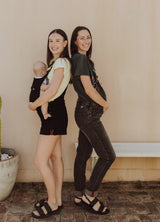 the allnighter - the mumsie baby wearing overalls maternity baby carrier pregnancy