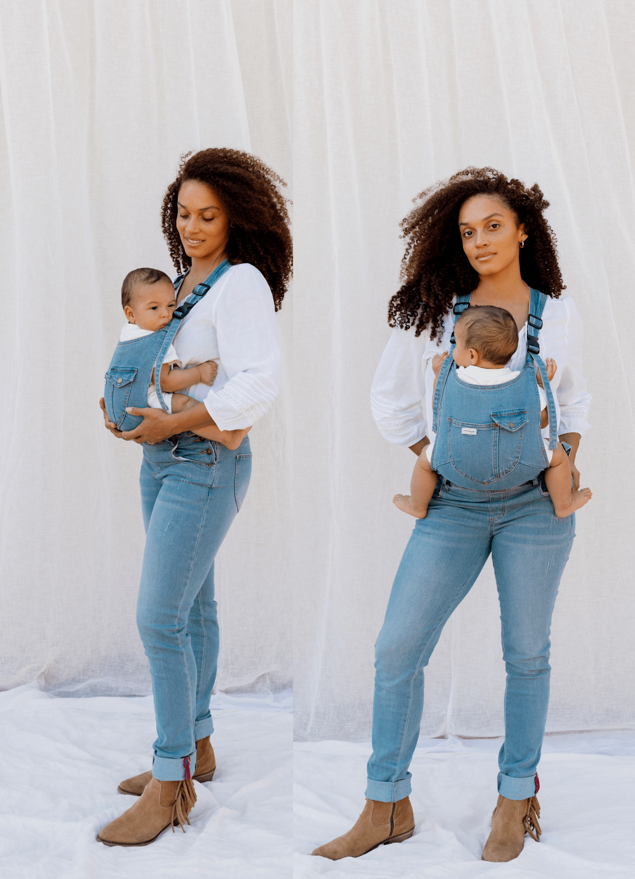 the classic - the mumsie baby wearing overalls maternity baby carrier pregnancy