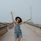 the classic shortie - the mumsie baby wearing overalls maternity baby carrier pregnancy
