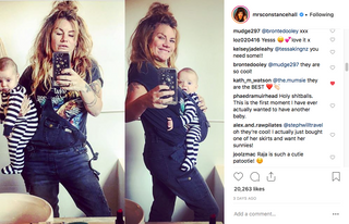 Constance Hall rocks the mumsie like a Queen