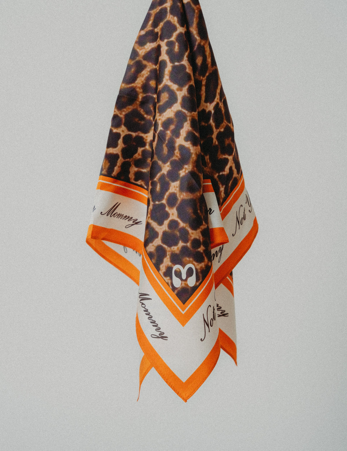 Scarf – Leo Print "Not Your Mommy" – image 1