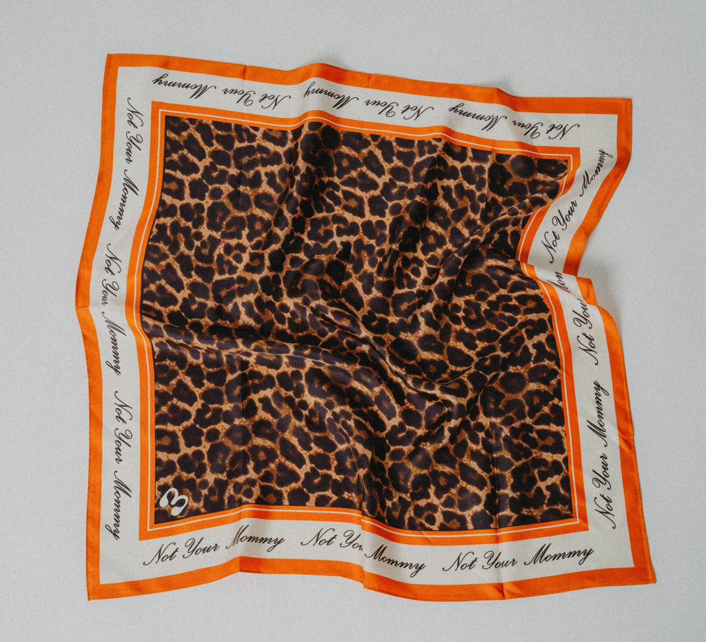 Scarf – Leo Print "Not Your Mommy" – image 2