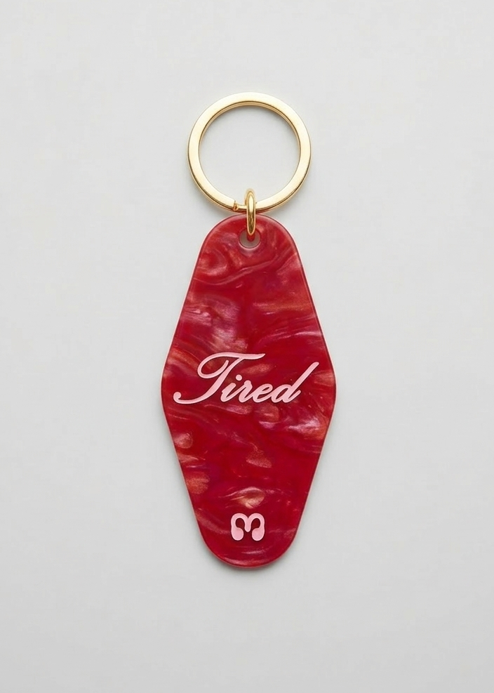 Tired Keychain – image 1