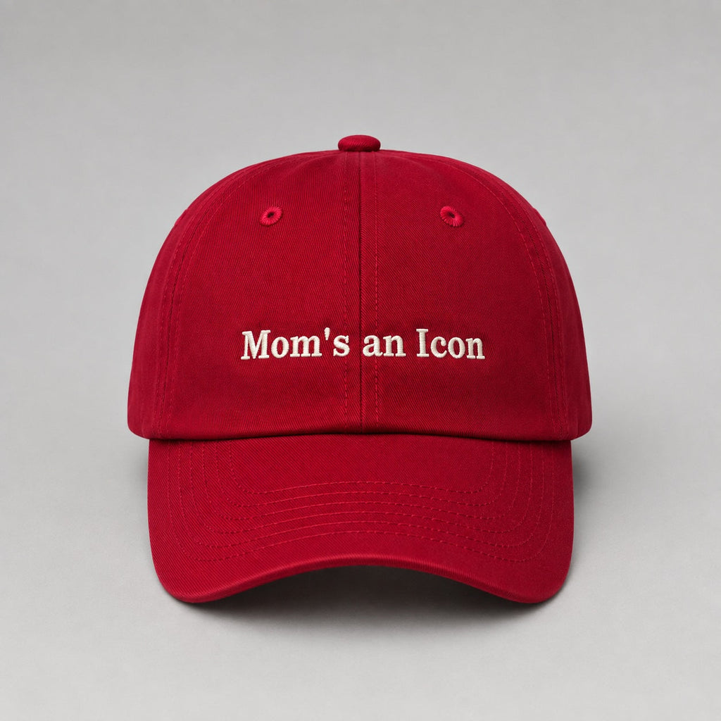 Mom's an Icon Cap (Red) – image 2