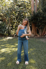 the callie - the mumsie baby wearing overalls maternity baby carrier pregnancy