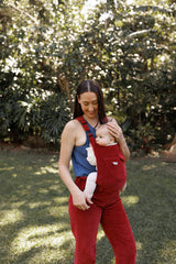 the vino - the mumsie baby wearing overalls maternity baby carrier pregnancy