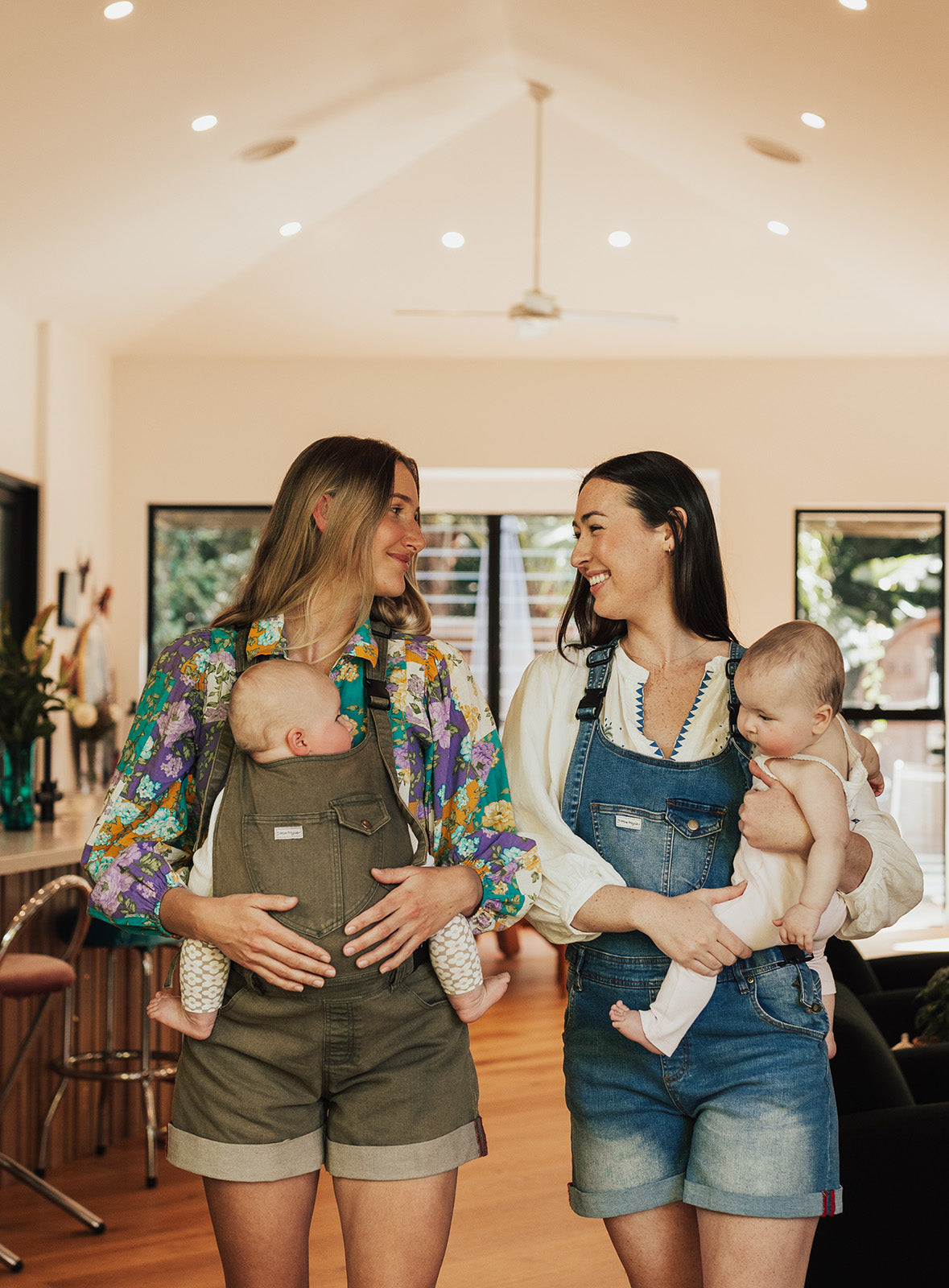 the sage - the mumsie baby wearing overalls maternity baby carrier pregnancy