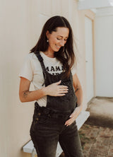 the allnighter - the mumsie baby wearing overalls maternity baby carrier pregnancy
