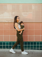 pre order THE OLIVE dispatching late Jan - the mumsie baby wearing overalls maternity baby carrier pregnancy