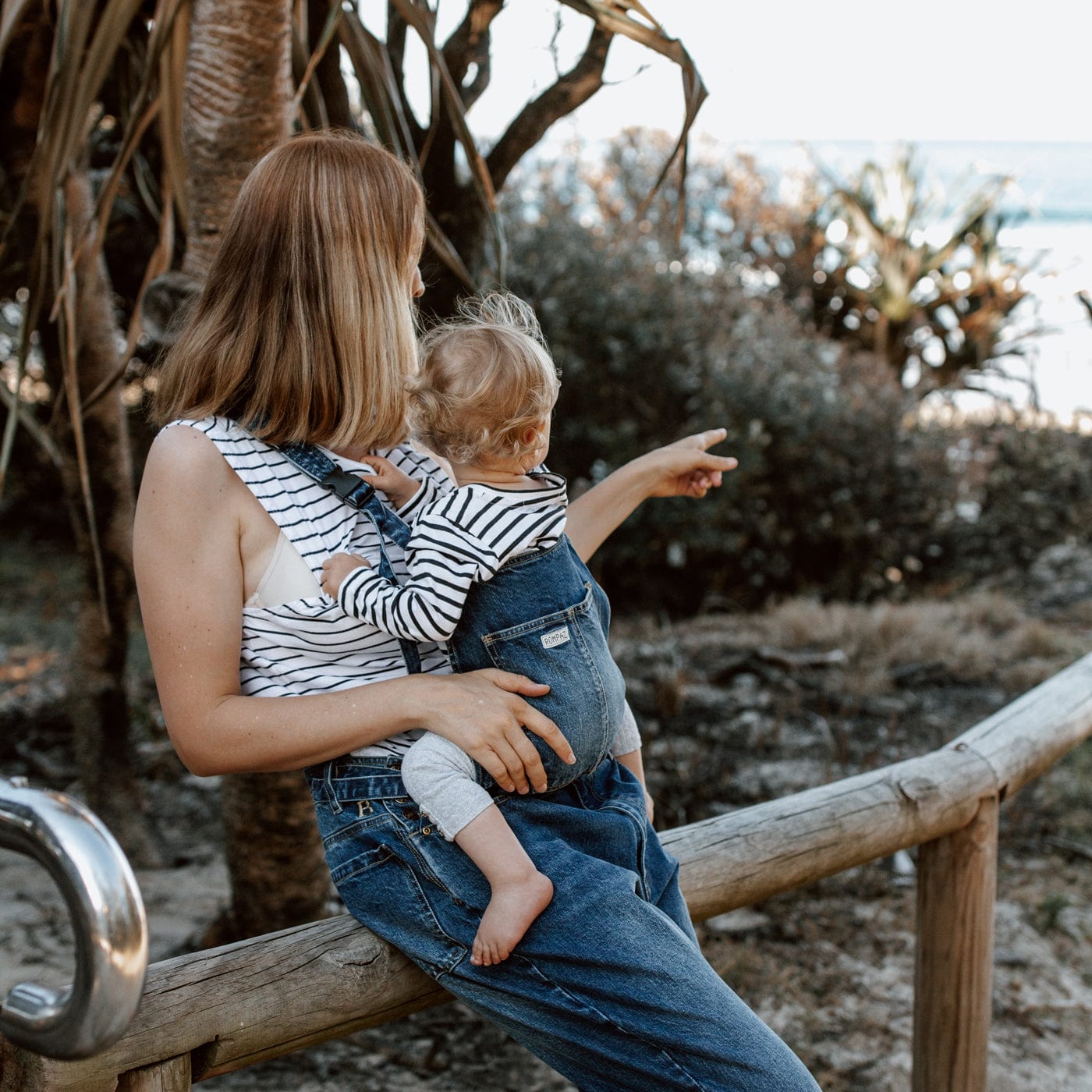 the rompaz - the mumsie baby wearing overalls maternity baby carrier pregnancy