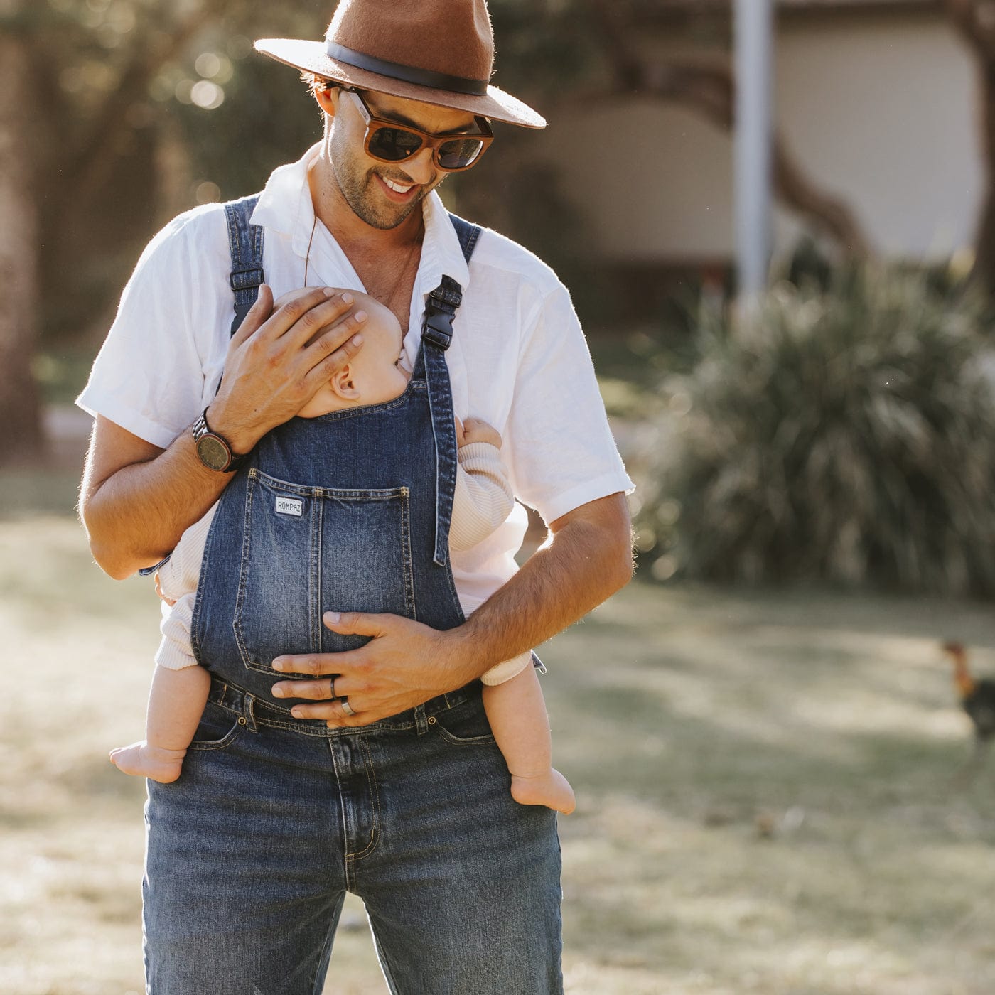 the rompaz - the mumsie baby wearing overalls maternity baby carrier pregnancy