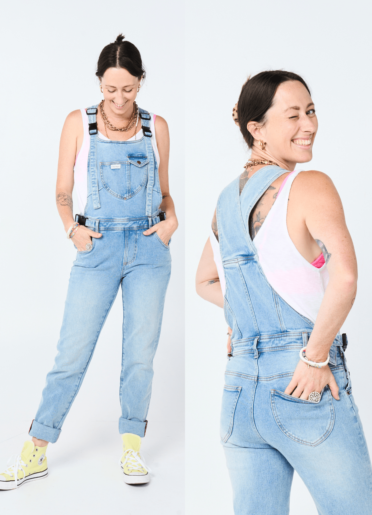 the vintage classic - the mumsie baby wearing overalls maternity baby carrier pregnancy